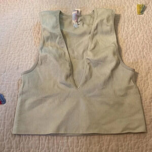 Urban outfitters out from under ribbed V-neck Tank top Large